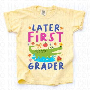 Later Gator PNG Bündel, Letzter Schultag Shirt Design, Ende des Schuljahres Lehrer Sublimation, Pre-k 1st/2nd/3rd/4th/5th Class Bild 5