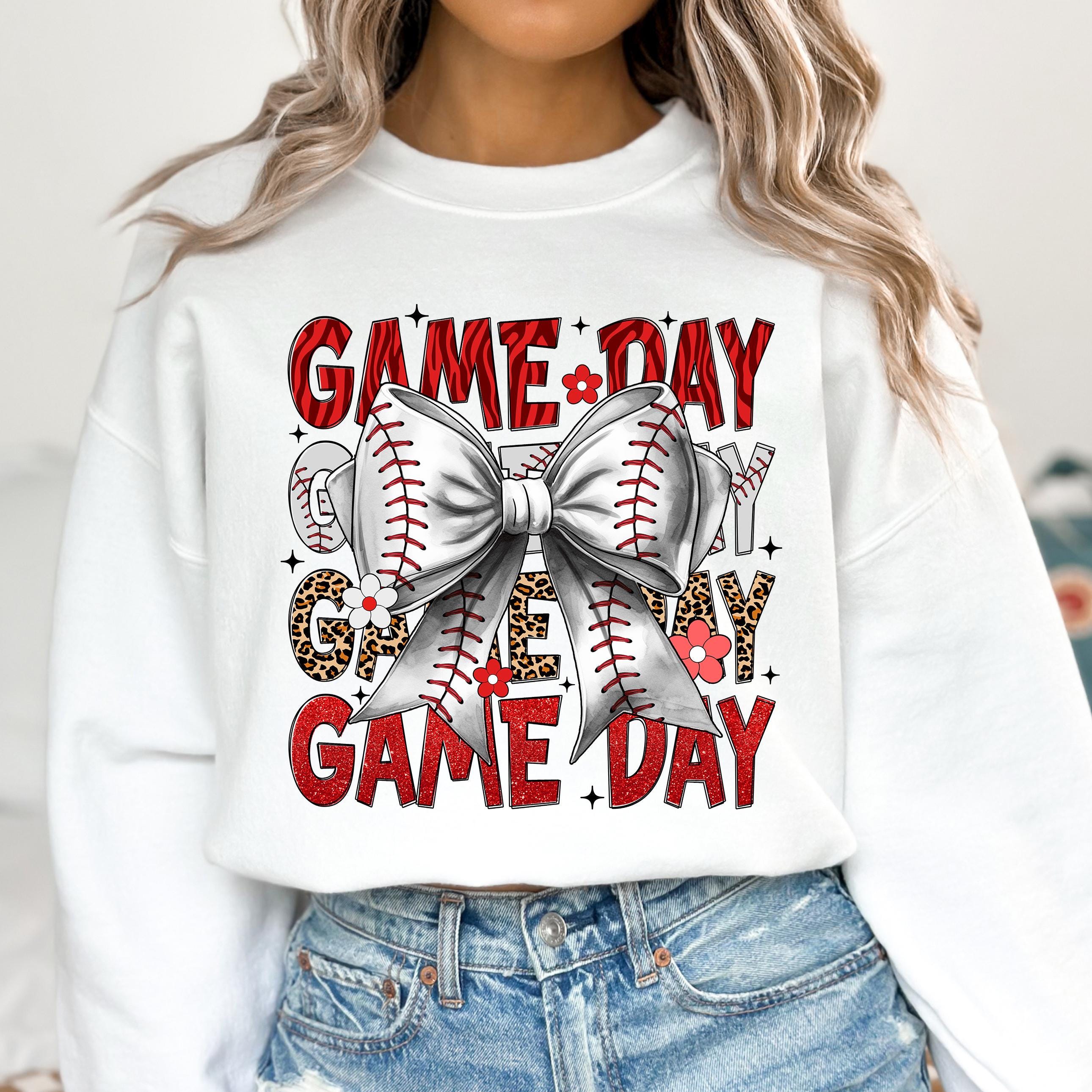 Coquette Baseball PNG, Game Day Baseball PNG, Baseball Mama Bow Png ...