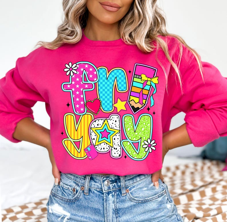 Happy Friyay Png, Preppy Teacher Png, Retro Teacher Life png, Funny School Teacher, Teacher Appreciation Png, Coquette Teacher Pencil image 5