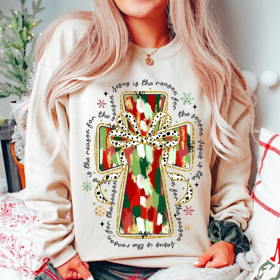 Christmas Begins With Christ Jesus Coquette Bow Christmas Begins With Christ Jesus Coquette Bow