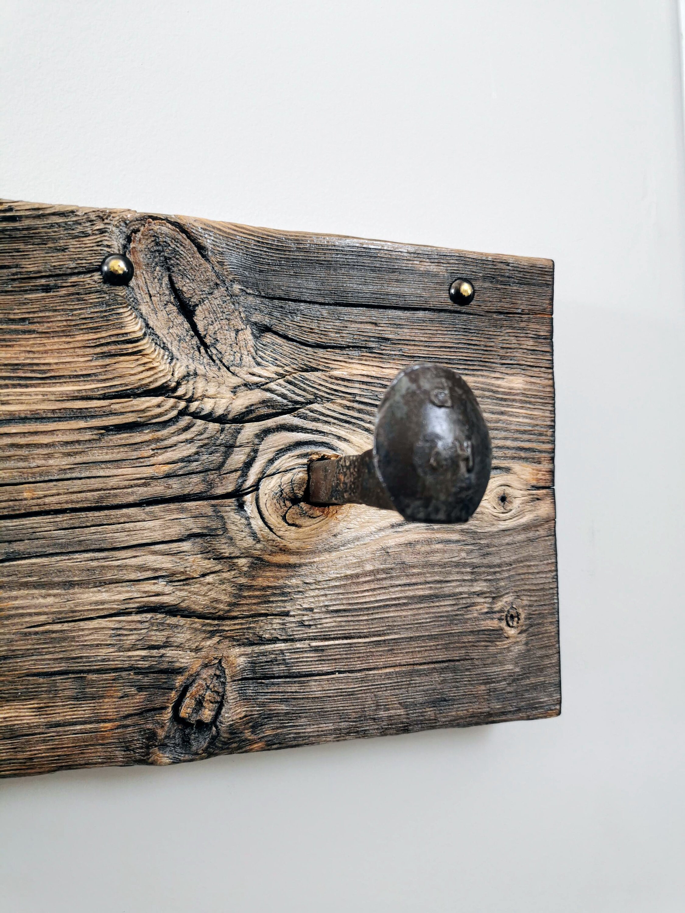 Rustic Barnwood Style Coat Rack 4 Hangers Etsy Australia
