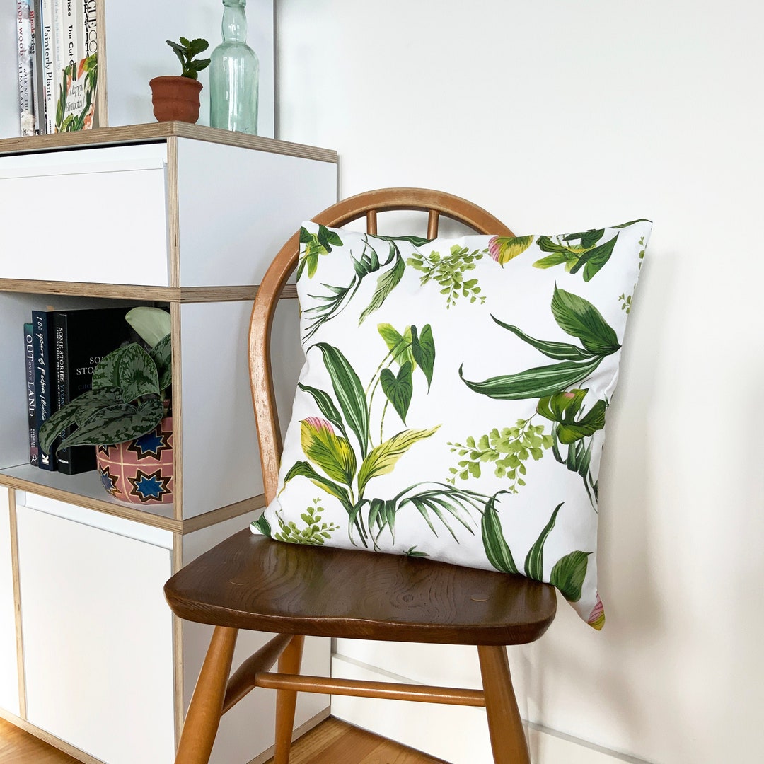 Houseplant Cushion Cover 100 Organic Cotton Cushion Etsy