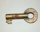 NYCS New York Central System Brass Switch Key