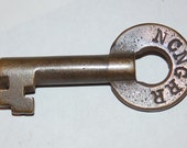 Nevada County Narrow Gauge RR Brass Switch Key