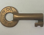 B O RR brass switch key.
