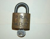 Pennsylvania Railroad Motive Department Lock and Key