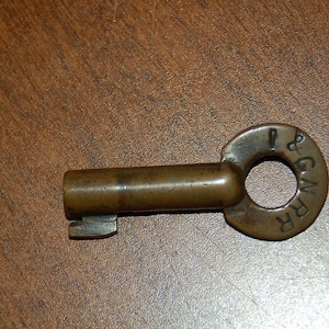 Railroad Switch Keys Brass Railway - Etsy