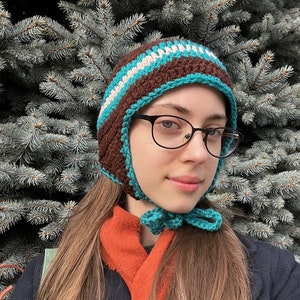 Handmade Crochet Earflap Hat