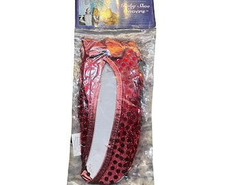 Vintage 1999 Der Zauberer Von Oz Dorothy's Ruby Hausschuhe Überschuhe Erwachsene Einheitsgröße
