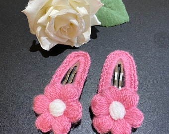Haarspeldjes, handgeborduurde haarspeldjes met bloemen! 4 verschillende stijlen!!