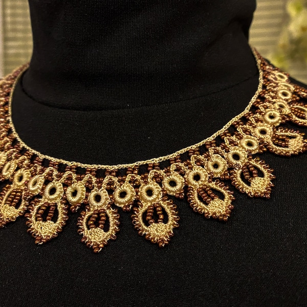 Turkish Crochet Handmade Necklace!!