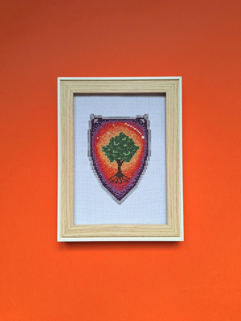 Duncan's shield A Knight of the Seven Kingdoms Cross stitch pattern PDF Instant download image 2