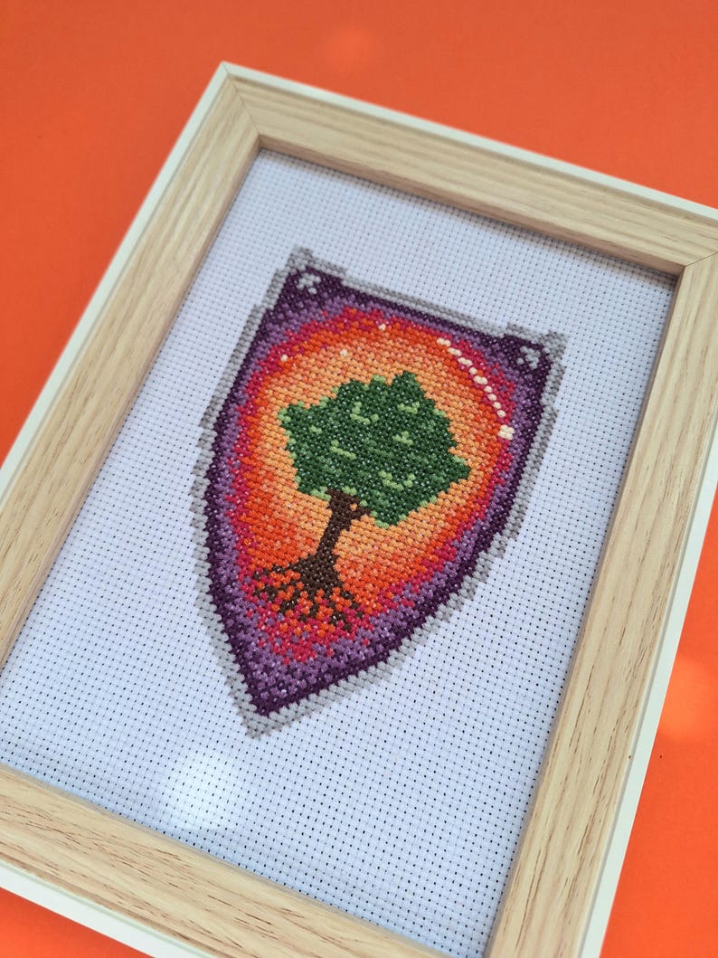 Duncan's shield A Knight of the Seven Kingdoms Cross stitch pattern PDF Instant download image 3