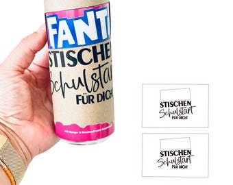 DIGITAL print file Fanta banderole | Back to school | Back to school | Fanta can | Print template A4 | Student gift | Back to school | PDF/ SVG file
