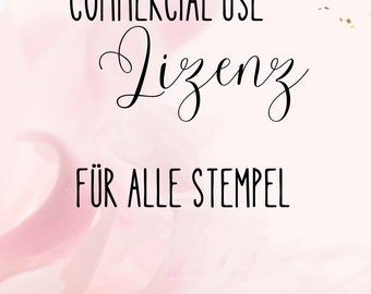 ALL IN ONE Lizenz für den gewerblichen Gebrauch aller Stempel / kommerzielle Nutzungslizenz