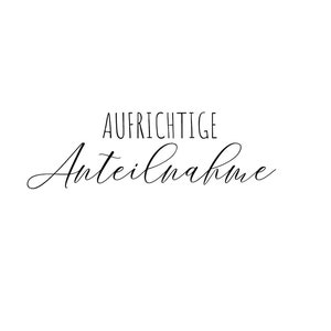 Stempel "Oprechte deelneming" Houten stempel Medeleven Begrafenis Condoleance Speciale stempel Prachtige filigraan houten stempel