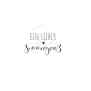 Stempel "Summer Greetings" lieve houten stempel liefde souvenir feestzakje zomer BBQ speciale stempel Summer vibes
