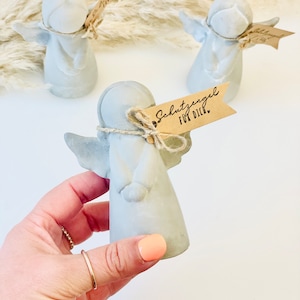 Stempel "Beschermengel voor jou" houten stempel voor wenskaart Stempelbescherming speciale stempel mooie houten stempel filigraan