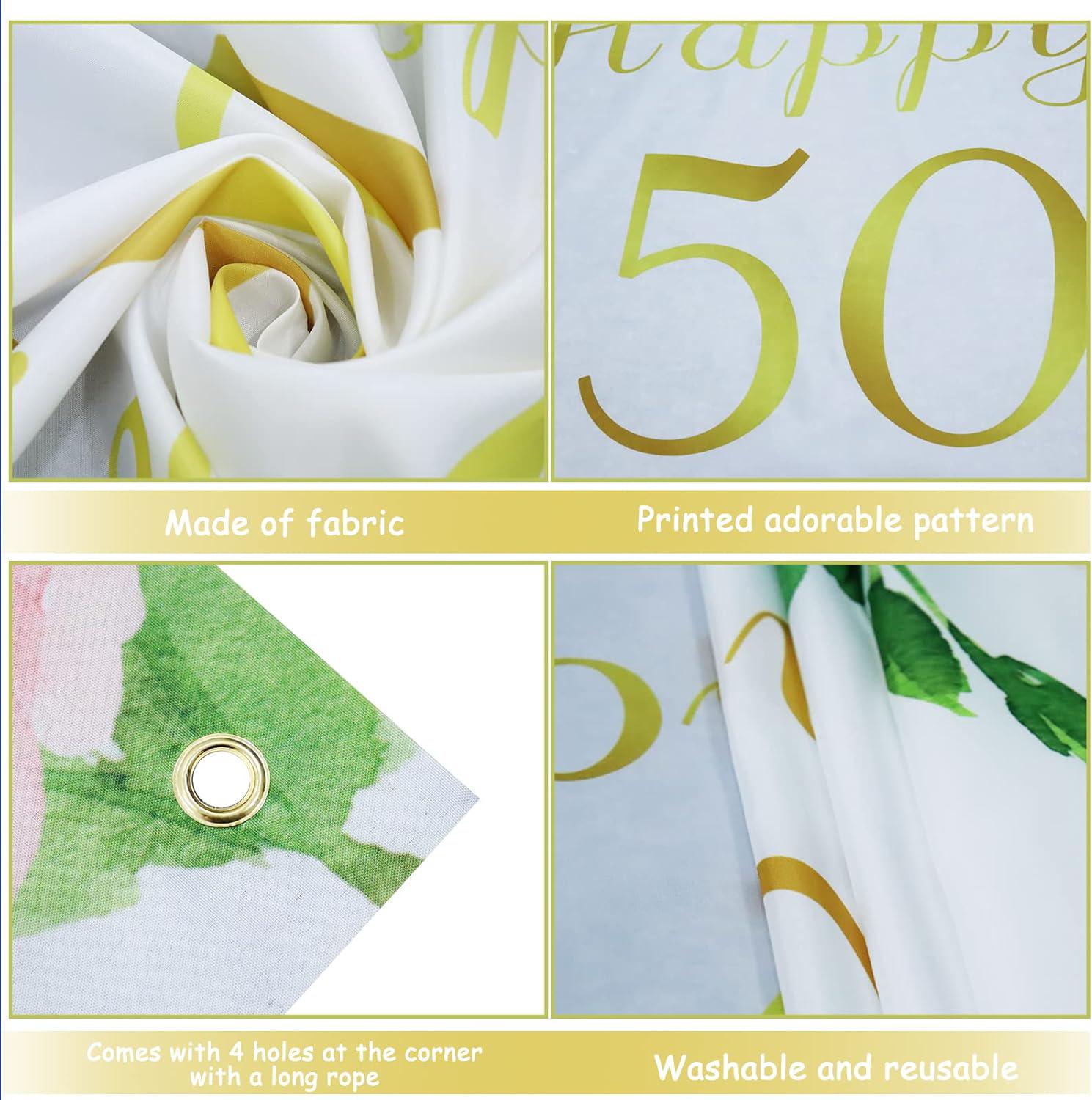 Fotohintergrund 3x3 M – Gold/Schwarz Mit Glitzer, Für 50. Hochzeitstag & Partys