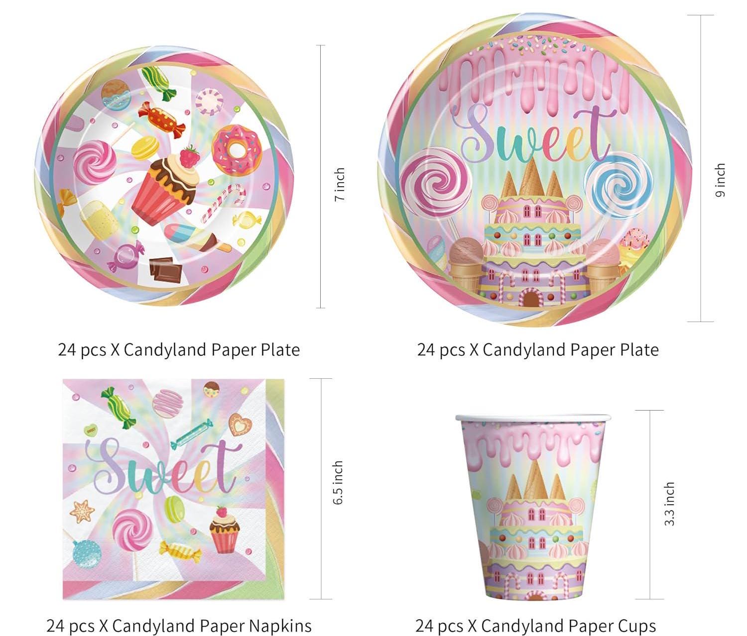 Candy Land Birthday - Serves 24