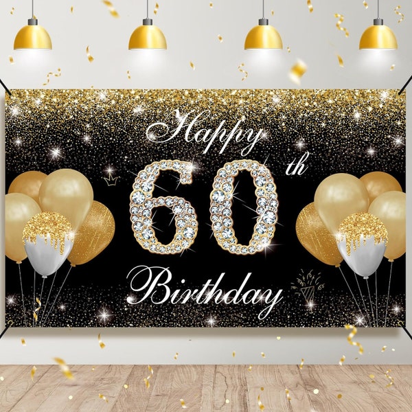 60th Birthday Party Decorations - Etsy