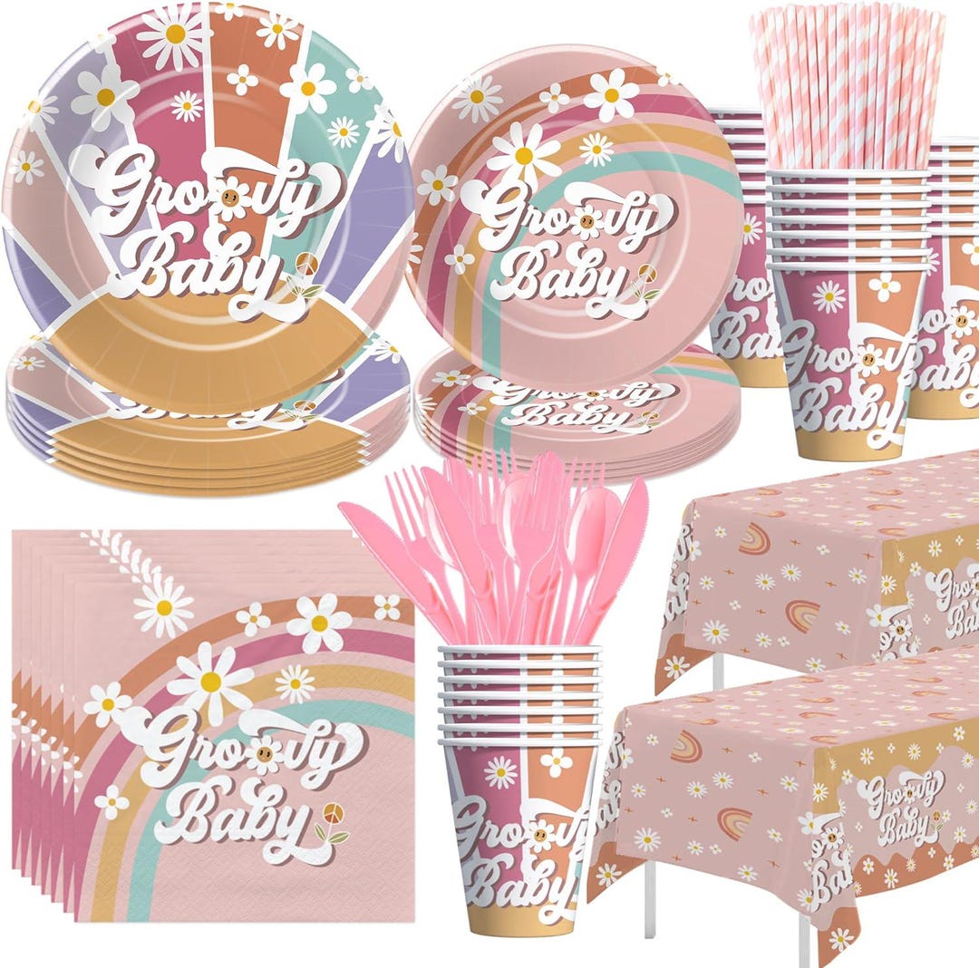 groovy-baby-shower-plates-napkins-cups-tablecloth-disposable