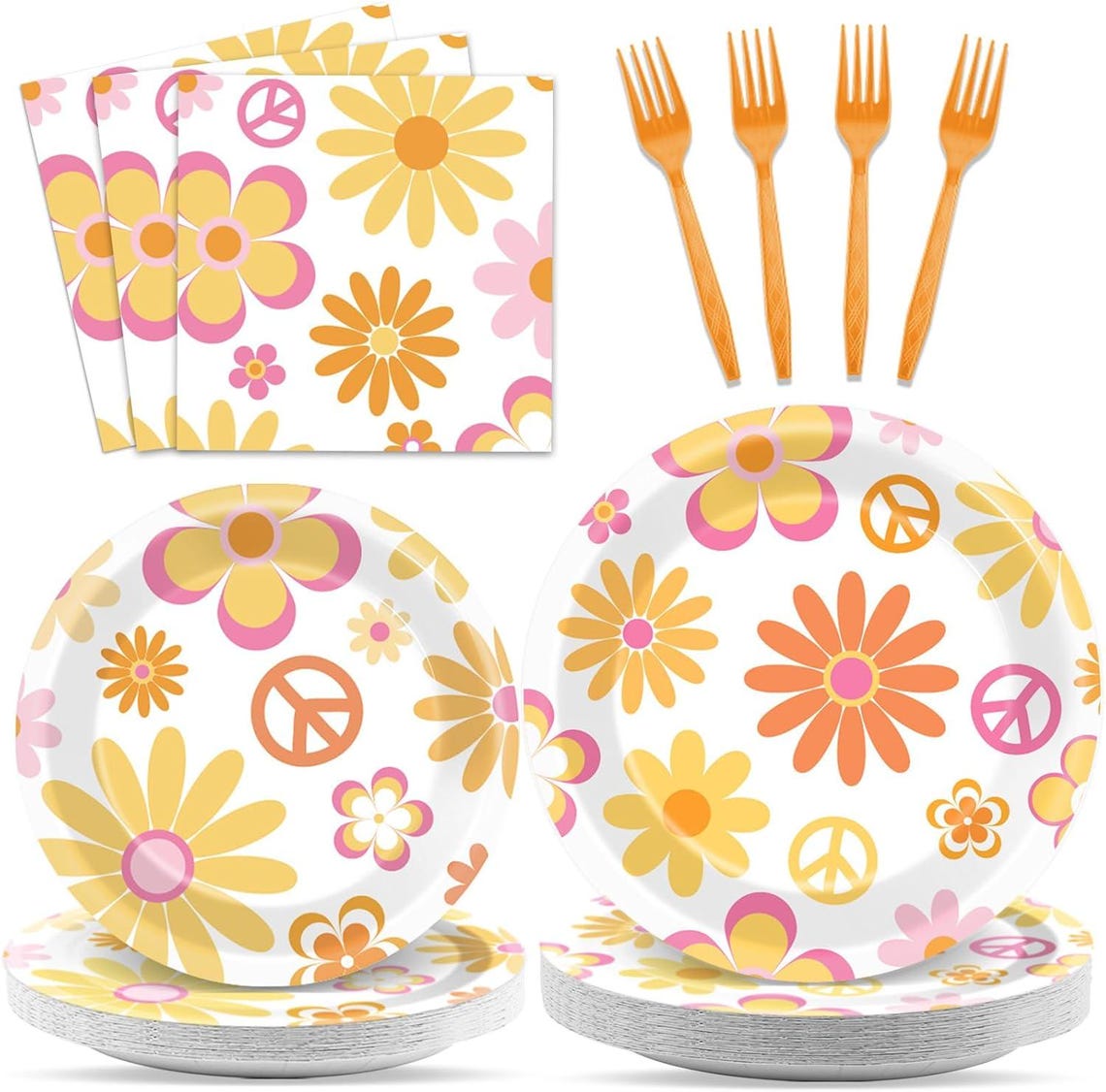 groovy-plates-napkins-forks-disposable-tableware-serves-24-retro