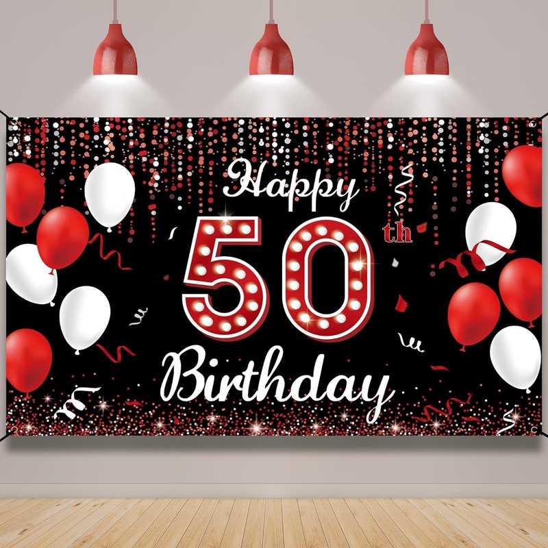 50th Birthday Decorations - Etsy