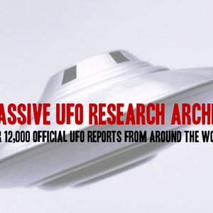 ¡Archivo masivo de investigación de ovnis con más de 12,000 informes oficiales de ovnis del gobierno de todo el mundo! (Incluye todo el Proyecto Libro Azul)