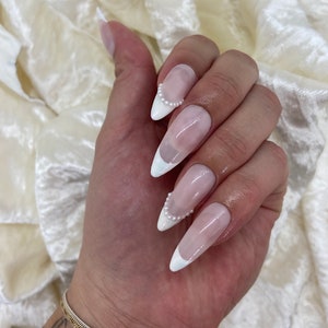 Glazed Pearl Nails