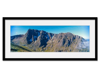 Ben Nevis North Face - Scottish Highlands - Framed or Unframed Panoramic Fine Art Print