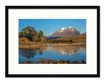 Liathach from Loch Clair - Torridon - Scottish Highlands - Framed or Unframed Fine Art Print