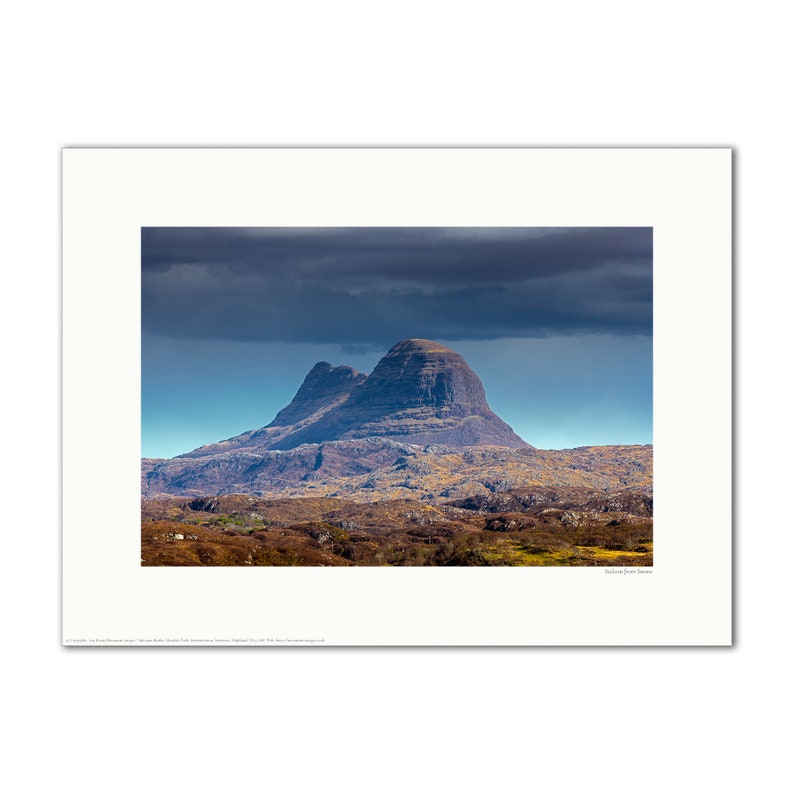 Suilven Lochinver Assynt Scottish Highlands Framed or Unframed Fine Art Print image 4