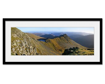 Striding Edge Helvellyn  - The Lake District - Framed or Unframed Panoramic Fine Art Print