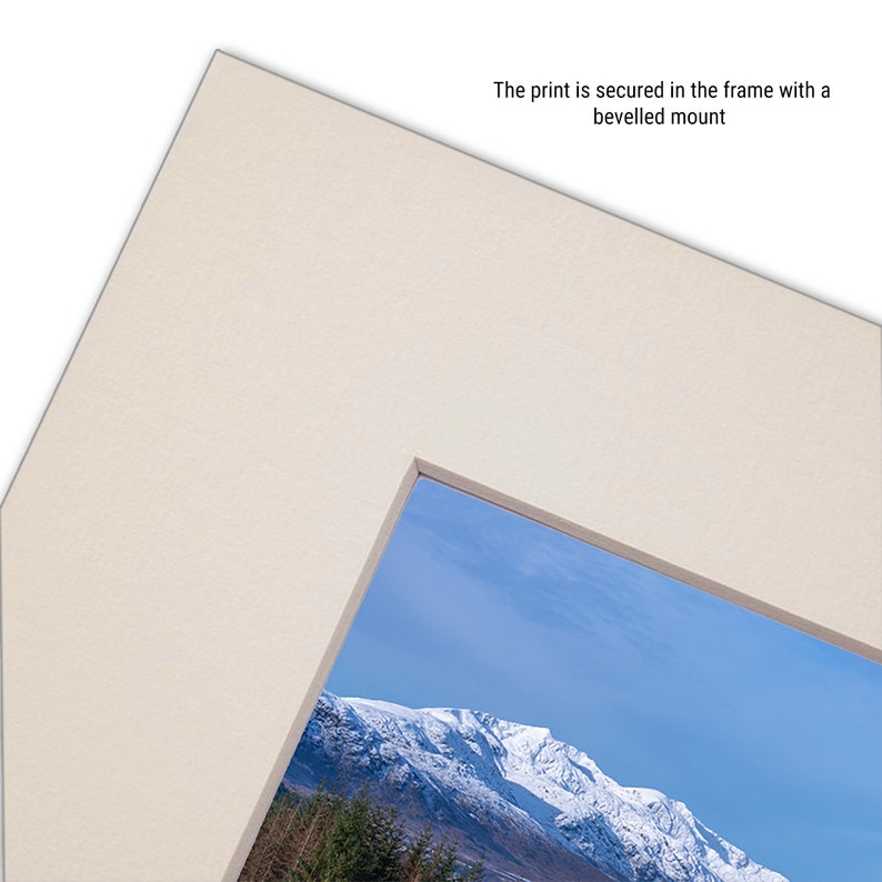 Tryfan in Winter Ogwen Valley Snowdonia Framed or Unframed Panoramic Fine Art Print image 6