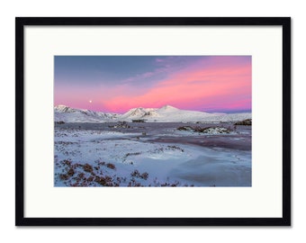 Rannoch Moor Sunrise - Glencoe - Scottish Highlands - Framed or Unframed Fine Art Print