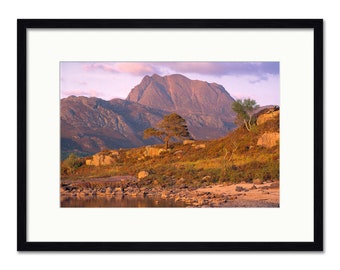 Slioch and Loch Maree - Torridon - Scottish Highlands - Framed or Unframed Fine Art Print