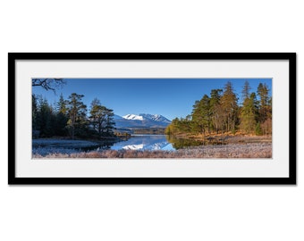 Ben Nevis and Loch Lochy - Scottish Highlands - Framed or Unframed Panoramic Fine Art Print