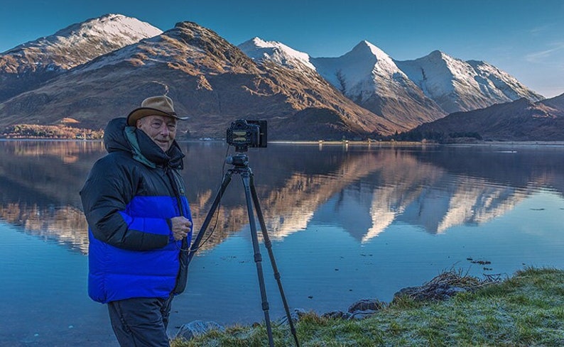 Alpenglow on Buachaille Etive Mor Scottish Highlands Framed or Unframed Panoramic Fine Art Print image 8