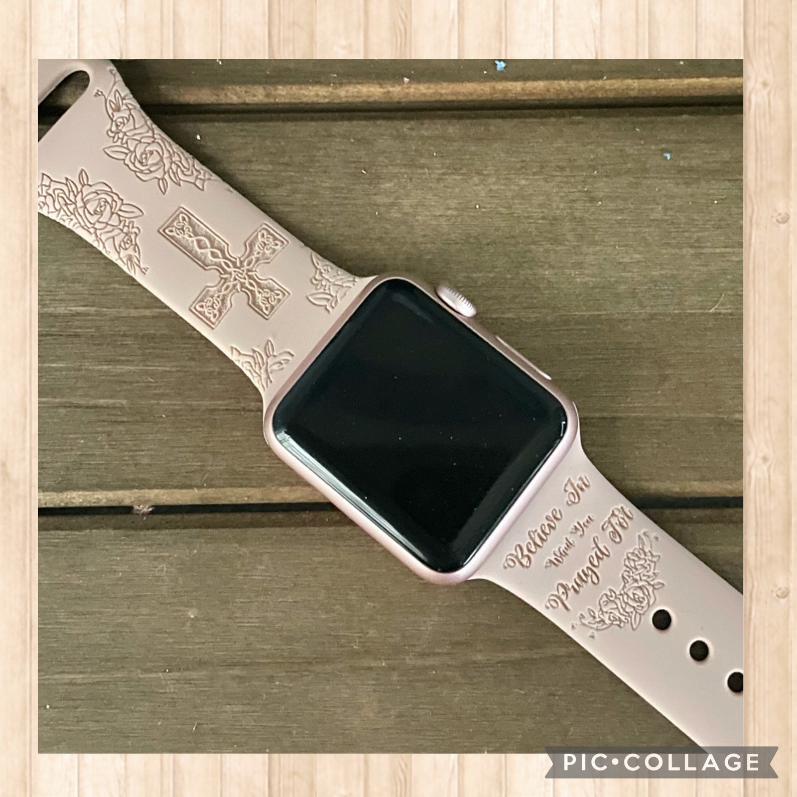 Engraved Watch Band Silicone Band Prayers Band Christian Etsy