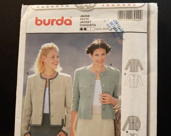 Burda Style Sewing Pattern 8949 Misses Jacket - Etsy