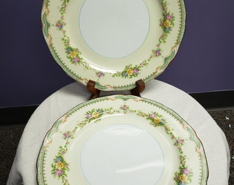 Vintage 1930's Noritake Goldconda Dishes - 2 Dinner Plates - Etsy