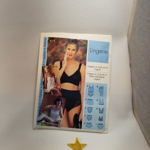 Step by Step Lingerie sewing pattern UNCUT FF size 4-22 plus sizes