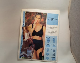 Step by Step Lingerie sewing pattern UNCUT FF size 4-22 plus sizes