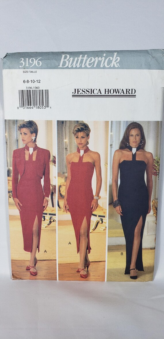 Butterick 3190, Jessica Howard Evening Dress Pattern, Sizes 6-12 UNCUT -  Etsy