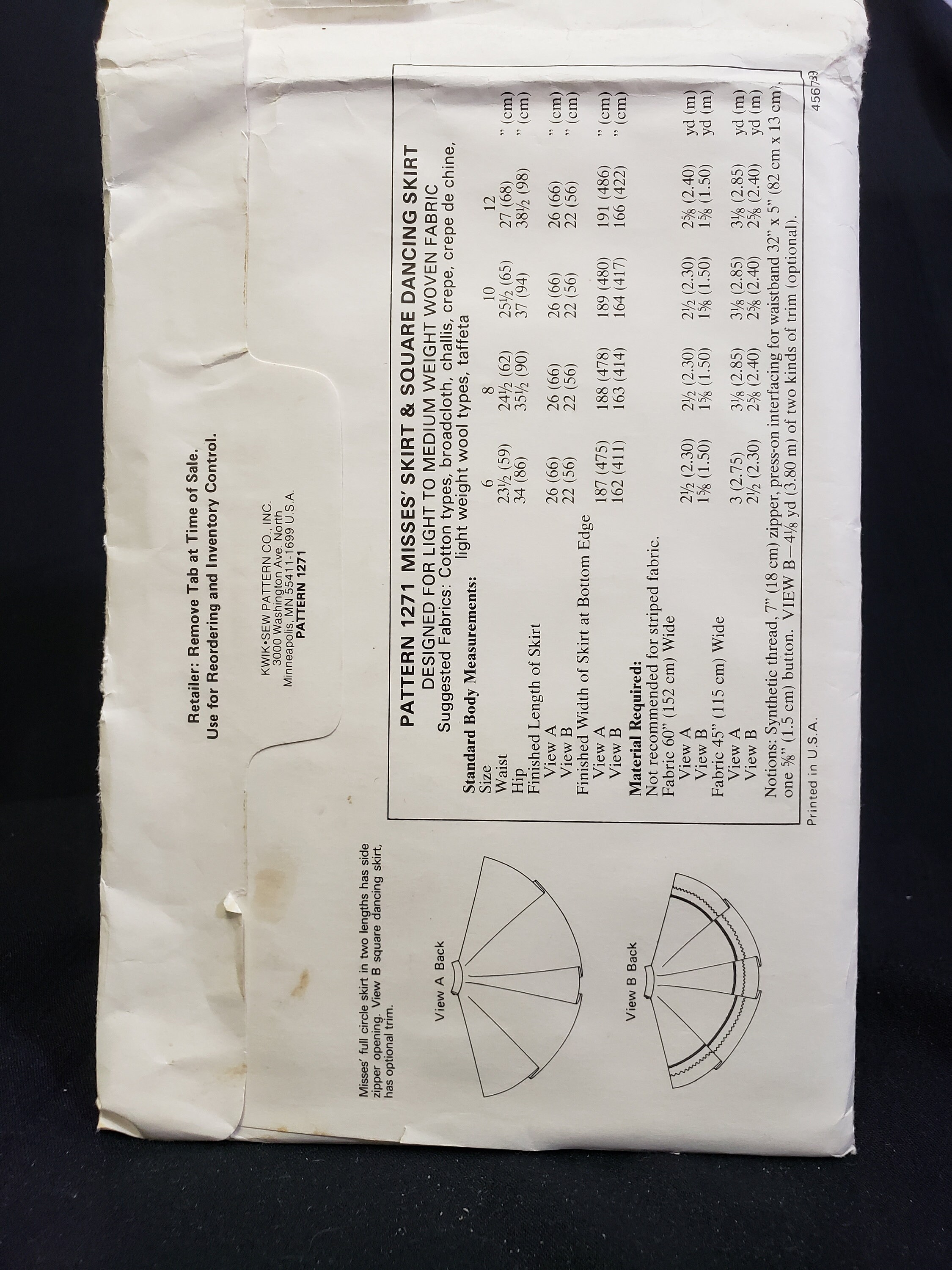 Kwik Sew 1271 Sewing Pattern for Clogging Square Dancing Full Etsy