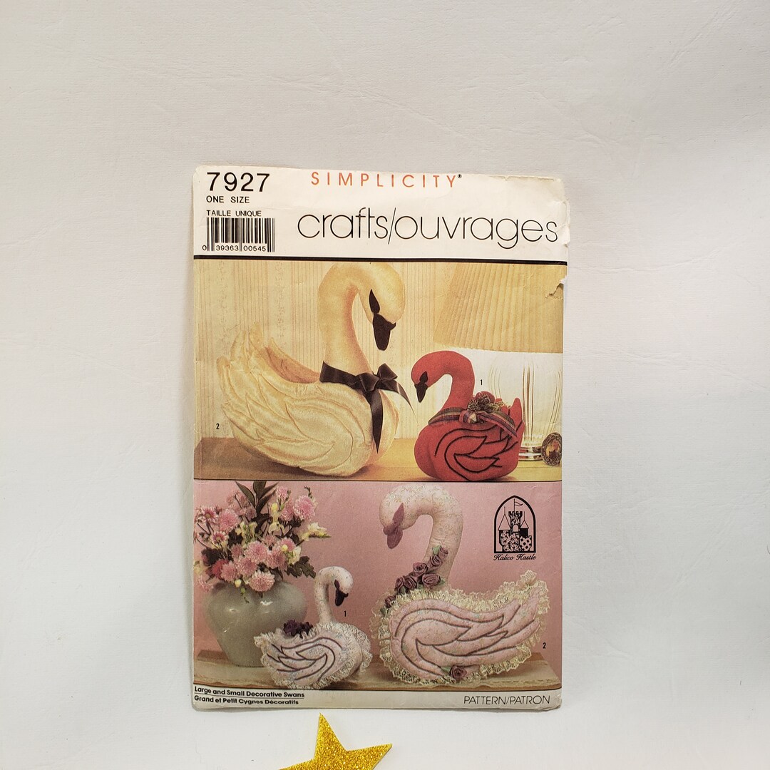 Pattern 7927 Simplicity 7927 Craft Sewing Pattern Kalico Kastle, Large and Small ...
