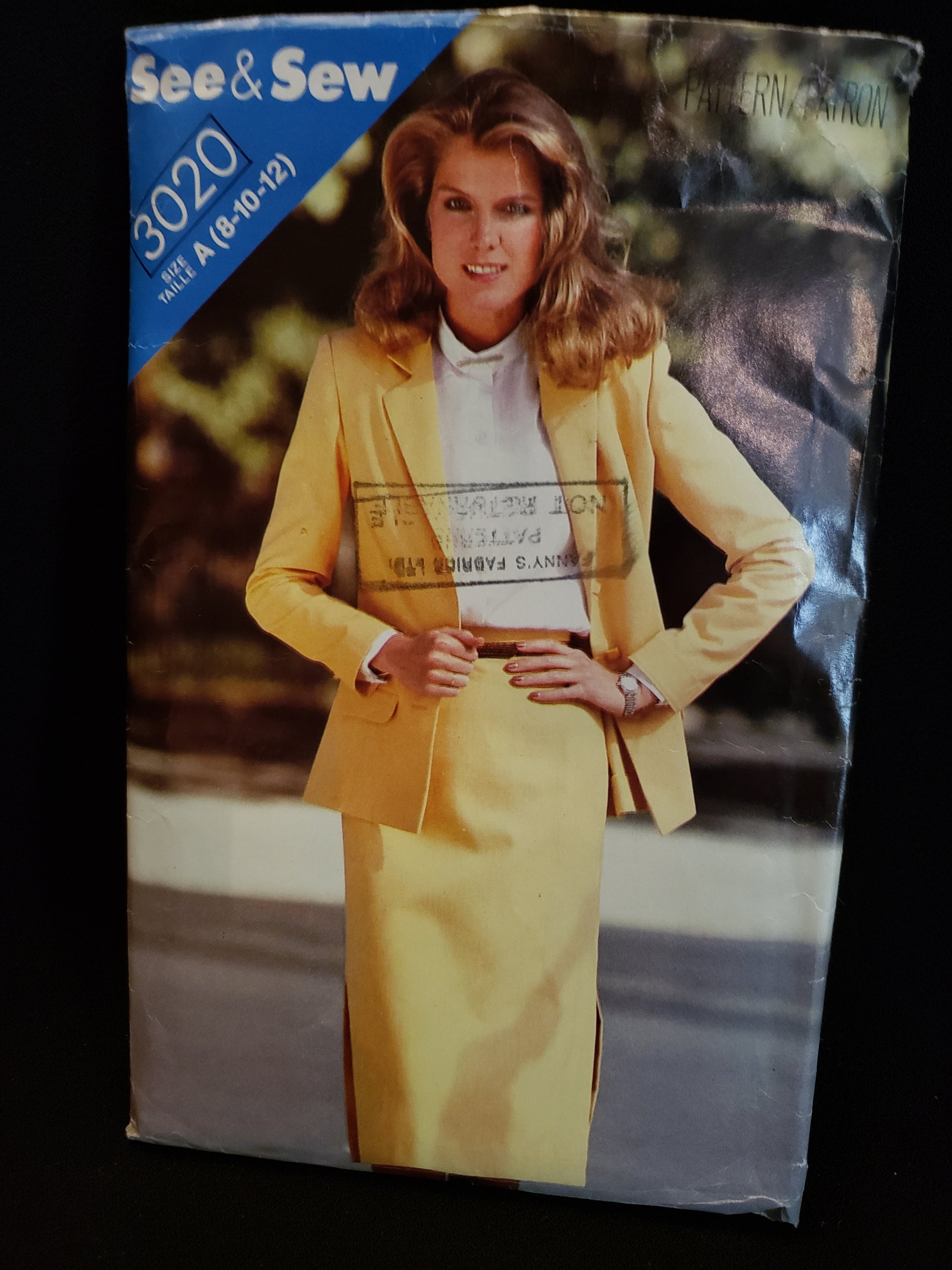 See & Sew 3020 Sewing Pattern for Misses Jacket and Skirt - Etsy