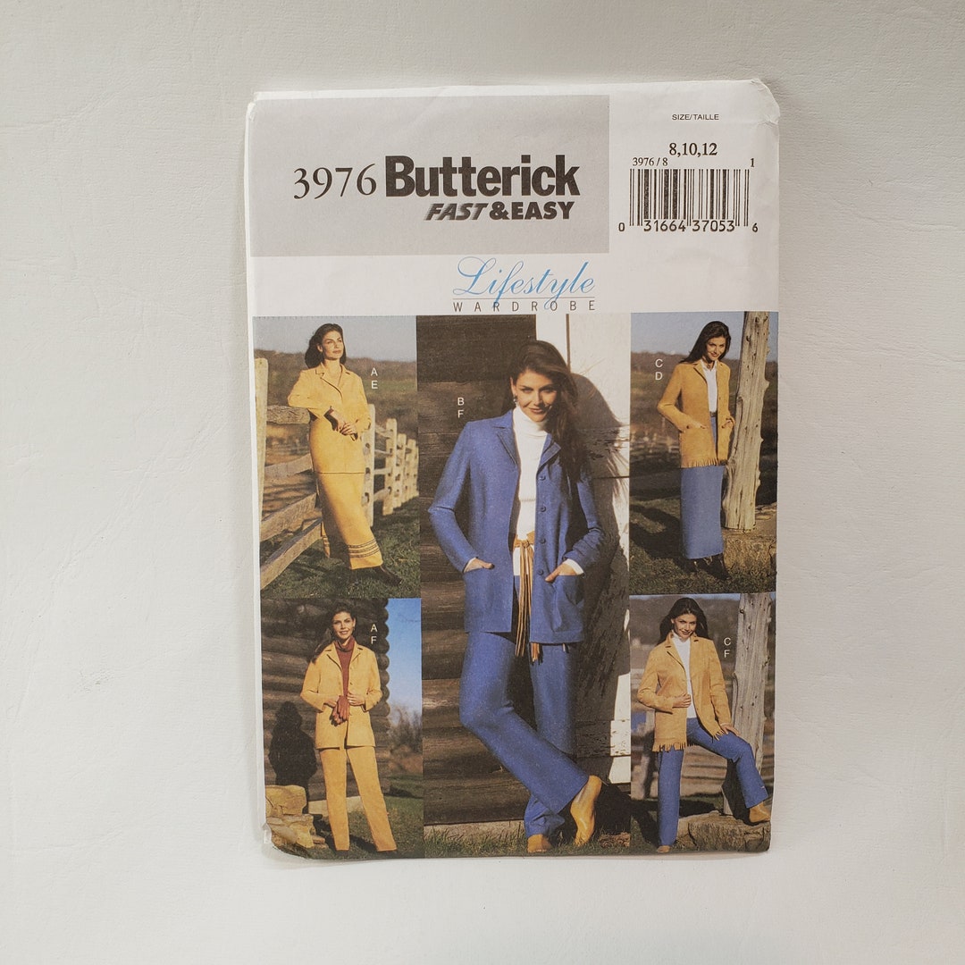 Butterick 3976, Sewing Pattern, Fast and Easy Lifestyle Wardrobe,skirt ...