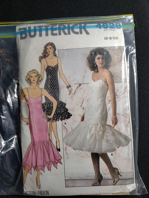 Butterick 4828 Sewing Pattern for Misses/womens Party Dress | Etsy